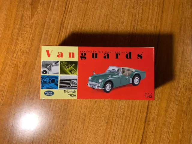Vanguards Corgi 1:43 Triumph TR3A Apple Green VA04701