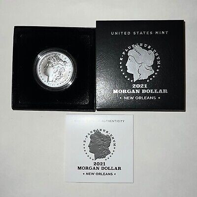 2021 Morgan Silver Dollar with O Privy Mark 21XD US Mint Box COA In Hand