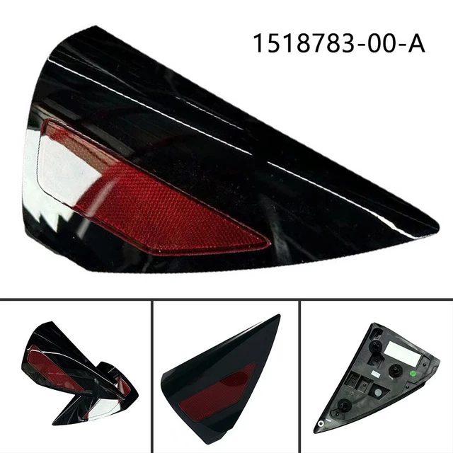 Quarto pannello luce riflettore 1518783-00-A 2020-2022 ABS posteriore nero + rosso