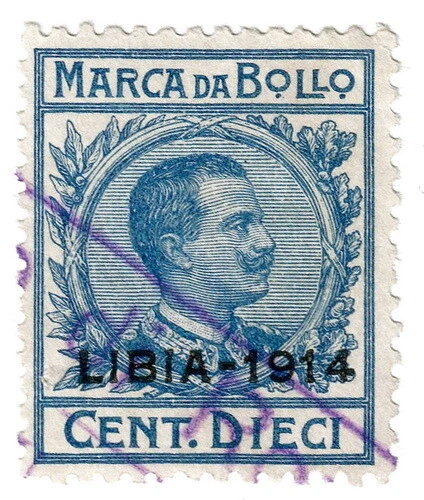 (I.B) Italy (Libya) Revenue : Marca da Bollo 10c (1914)