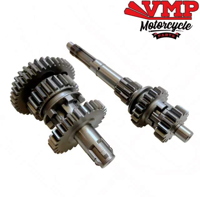 Yamaha PW80 PY80 Main Shaft Gearbox Main Axle Output Transmission Gears