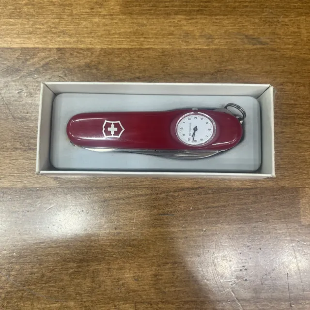 Rare Victorinox Timekeeper Discontinued Swiss Pocket Knife Vintage