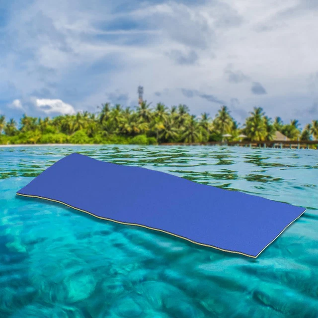 Tapis Flottant Piscine XXL 180 Cm - Radeau Gonflable Confortable Orange Vert - Idéal Adulte & Enfant