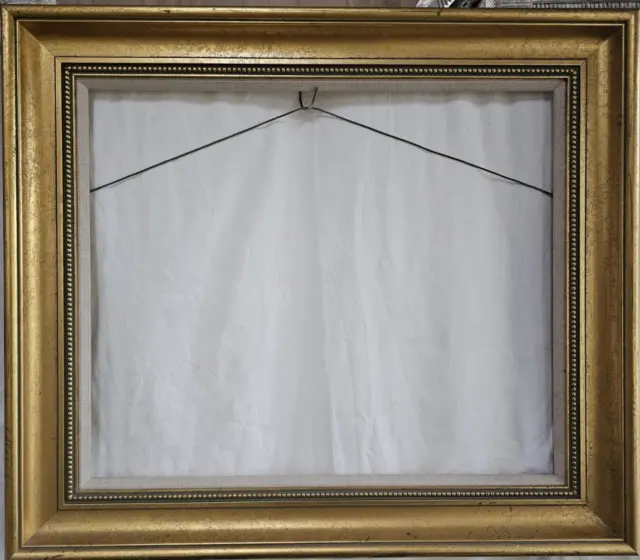 Vintage Large Art Frame in Gold Great Condition Viewing Size 23.5X 19.5 inches
