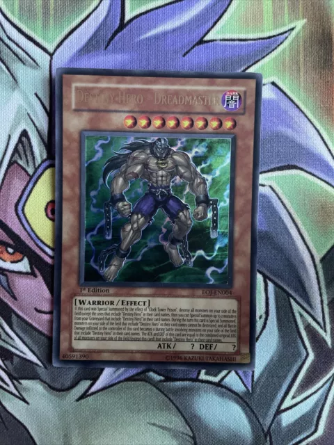 EOJ-EN004 Destiny Hero - Dreadmaster Ultra Rare 1st Edition NM Yugioh Card