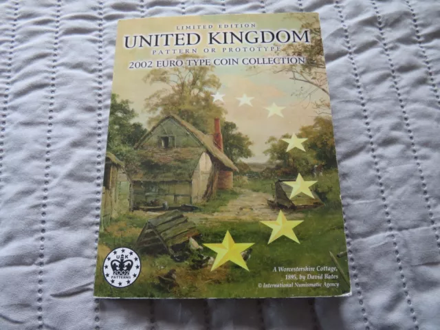 Coffret Euros United Kingdom 2002 Essais / Probe / Pattern / Non Officiels