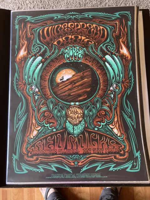 Widespread Panic Red Rocks Poster Print Jeff Wood 2022