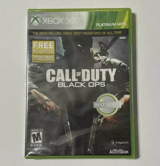 NEW! Call of Duty : Black Ops Platinum Hits Edition, Xbox 360