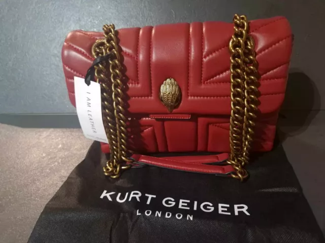 Red kensington store bag kurt geiger
