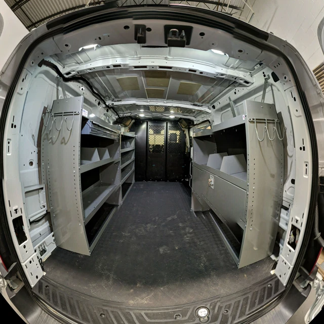 VAN SHELVING PACKAGE Ford Econoline Van Set of 3 Shelves+Partition