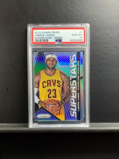 2014-15 Panini Prizm LeBron James Superstars Silver #1 PSA 10