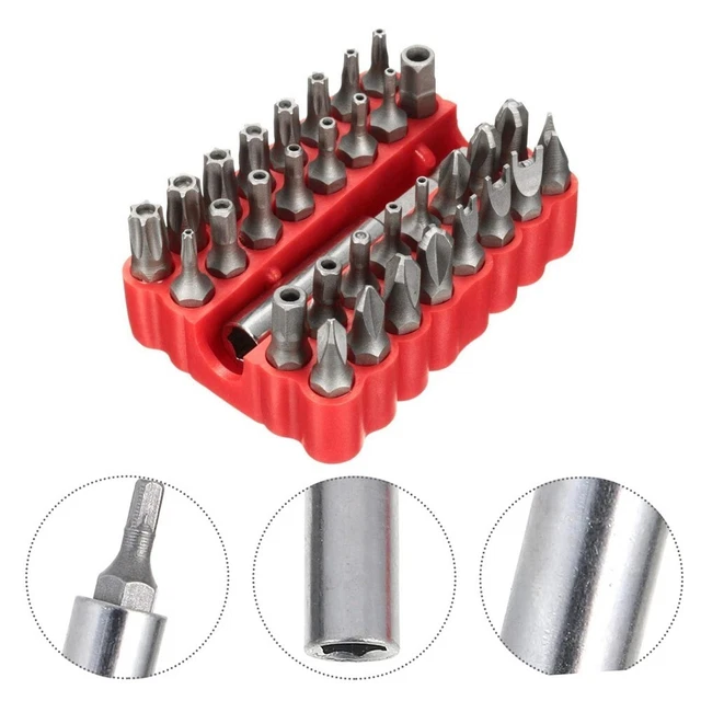 Coffret 34 Pièces D’embouts De Tournevis Magnétiques – Pour Impact – Profondeur