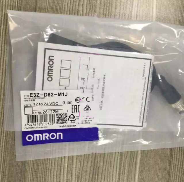 OMRON E3Z-D82-M1J Photoelectric Sensor 1PC New Free Shipping #