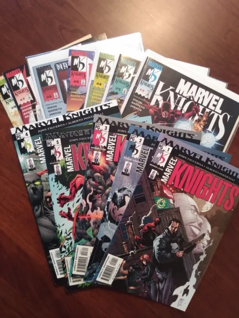 Marvel Knights – vol I and II - 12 issues – most VF/NM