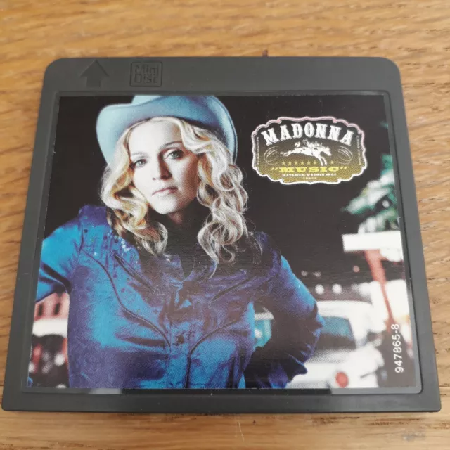 Madonna Music UK MiniDisc MD Album Rare Minidisc Only Tested and Working