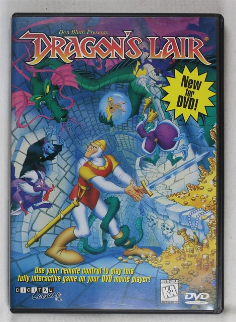 DRAGON'S LAIR DVD 1983 Interactive Game Don Bluth Dragons $44.99 ...