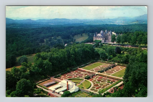 Asheville NC-North Carolina, Aerial View Biltmore House, Vintage Postcard