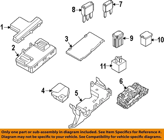 FORD OEM 1920 Nautilus Electrical Fuse RelayJunction Block