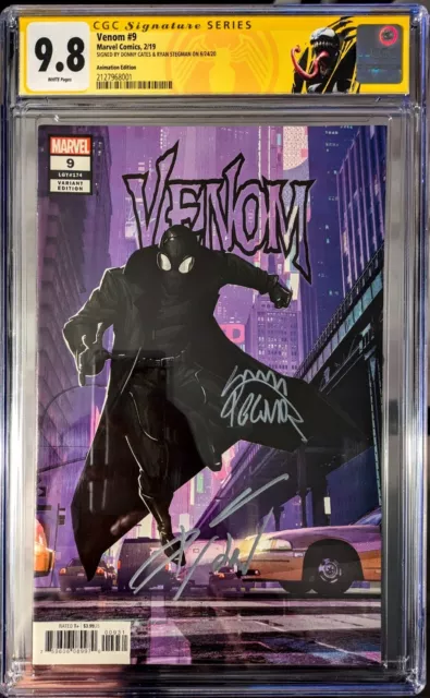 VENOM #9 CGC SS 9.8 1:10 ANIMATION VARIANT, 1st Full Appearance of Dylan Brock