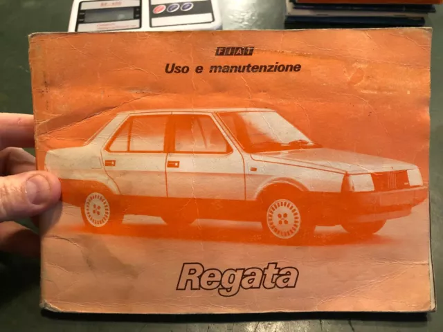 Libretto uso e manutenzione Fiat Regata 2ªed. I/1984 auto epoca vintage