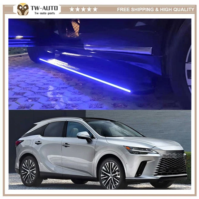 FIT LEXUS RX 2023 2024 LED Deployable Electric Running Board Nerf Bar