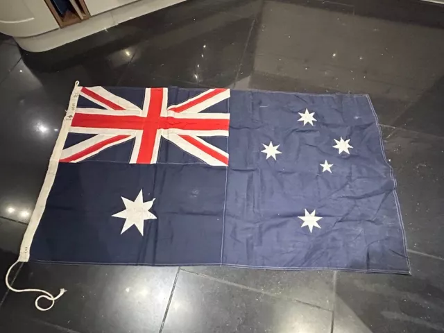 ORIGINAL WW2 AUSTRALIAN ARMY   FLAG, BRITISH EMPIRE dated 1944