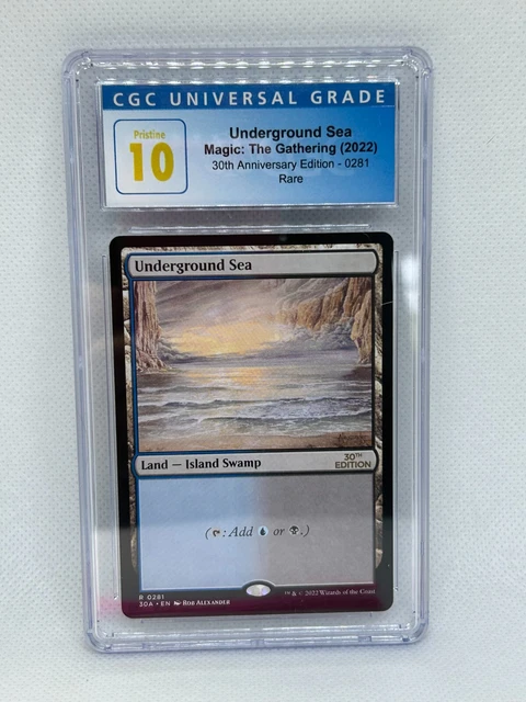 UNDERGROUND SEA 30TH Anniversary MtG Magic Not Retro Graded