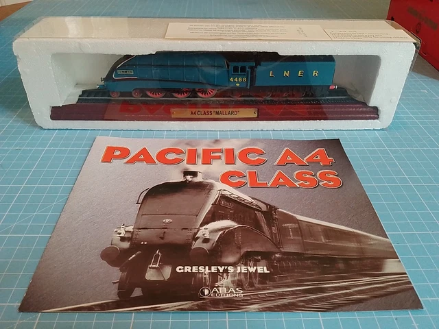 ATLAS EDITIONS A4 Class 4468 Mallard Fastest Steam Locomotive 1938 LNER ...