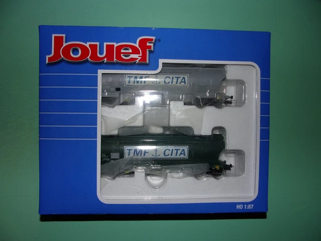 Coffret de 2 wagons céréaliers  Transcéréales-TMF - HJ6149 - Jouef