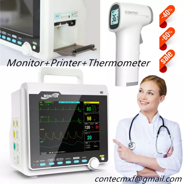 ICU-Patientenmonitor CMS6000 Vital Signs Monitor 6 Parameter+Drucker+Thermometer