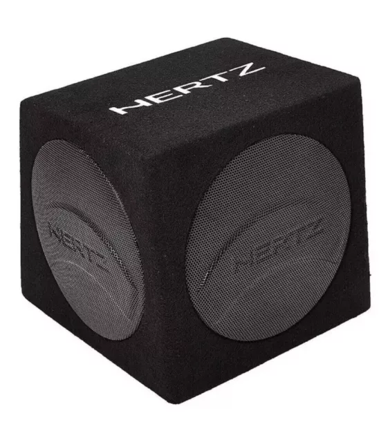 1 HERTZ DBA200.3 cassa attiva con subwoofer da 20 cm 140 watt max 4 ohm per auto