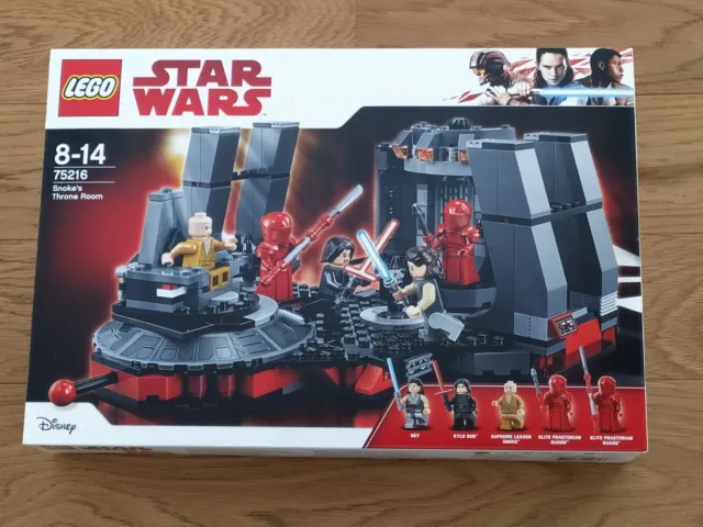 Lego Star Wars 75216 Snoke’s Throne Room Neuf Et Scelle