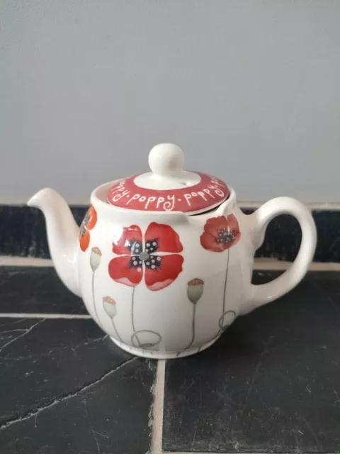 Arthur Wood Small Teapot Tea "poppy"