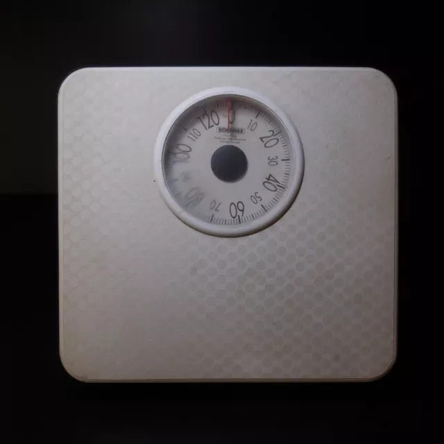 Bathroom Scale White Grey SOEHNLE Balance Vintage Metal Deco Design Xx N8198