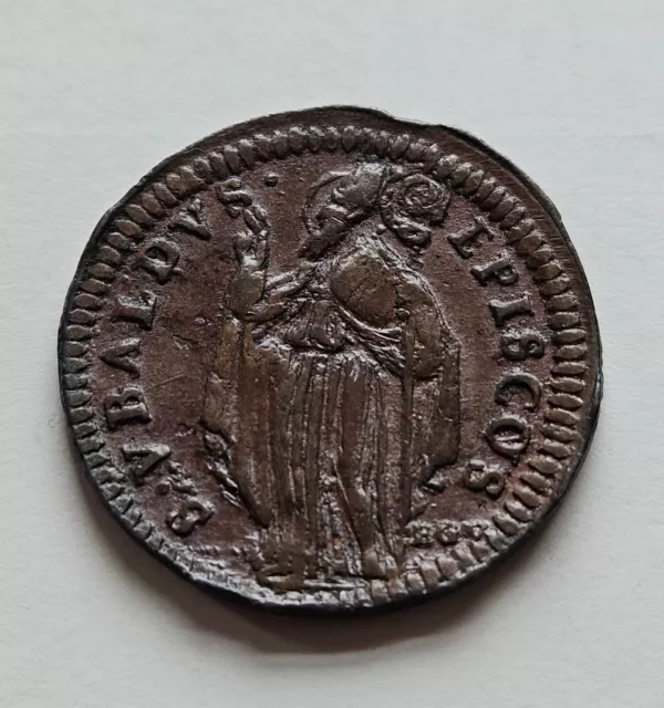 1721 - 1724 Quattrino Papa Innocentiu XIII aONUC Stati Vaticani EPISCOS S. BALVS