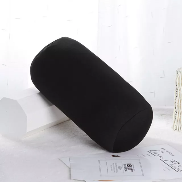 Roll Pillow Home Seat Head Rest Neck Support Travel Micro Mini Microbead Cushion