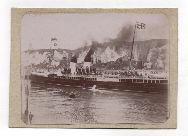 Bateau à aube mécanique par Maltete et Parent datable vers 1900