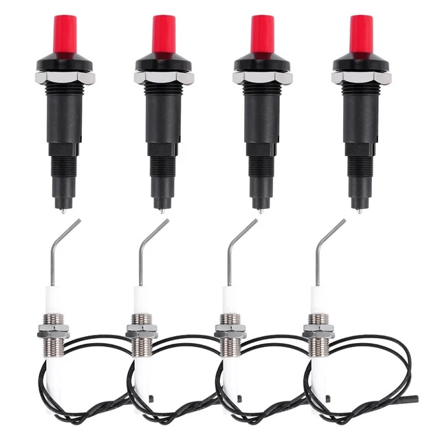 HOHOVYVY 7629 Kit D'Allumage Piézo 4 Sorties Pour Barbecue Weber Genesis 300 - Pièces De Rechange E310 E320