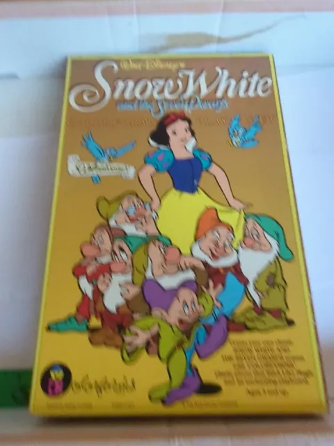 Vintage Disney's 50th Anniv Snow White and the Seven Dwarfs Colorforms Play Set