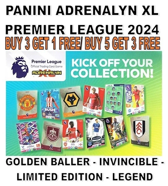 PANINI PREMIER LEAGUE Adrenalyn 2024 Golden Baller And Limited Edition
