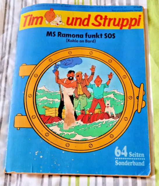 Comic Herge - Tim und Struppi - Band 1 : MS Ramona funkt SOS  KORALLE