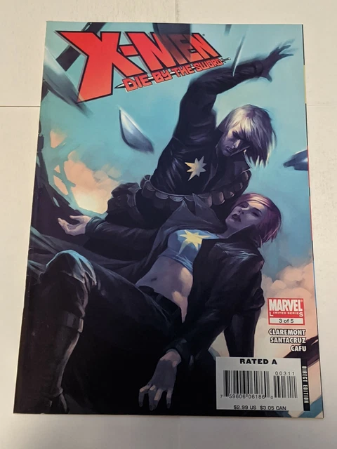 X-Men Die By The Sword #3 January 2008 Marvel Comics Claremont Santacruz