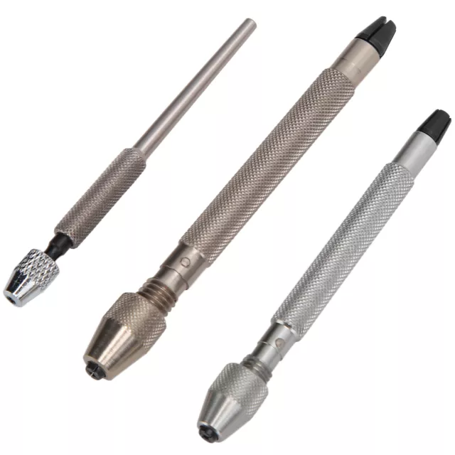 3pcs Pro Pin Vise Hand Drill Set Watch Repair Tool Accessory For Watchmakers COB