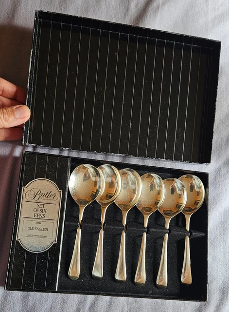 Lot de 6 cuillères métal argenté - Collection