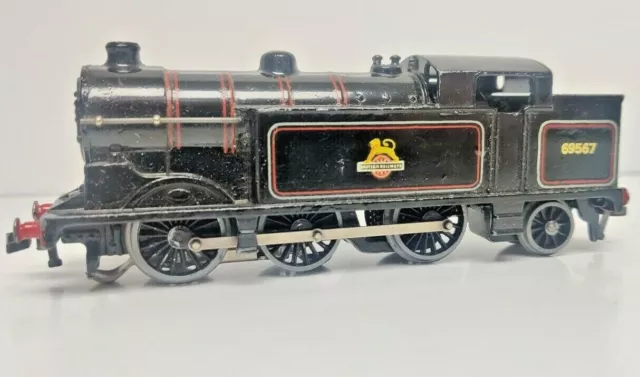 Hornby Dublo 3 Rail Edl17 Br Gloss Black 0-6-2 N2 Tank Locomotive Rn: 69567 Vgc