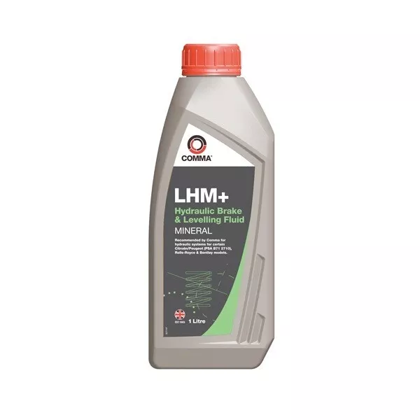 COMMA LHM Plus Hydraulic Brake & Levelling Fluid - 1 Litre - LHM1L