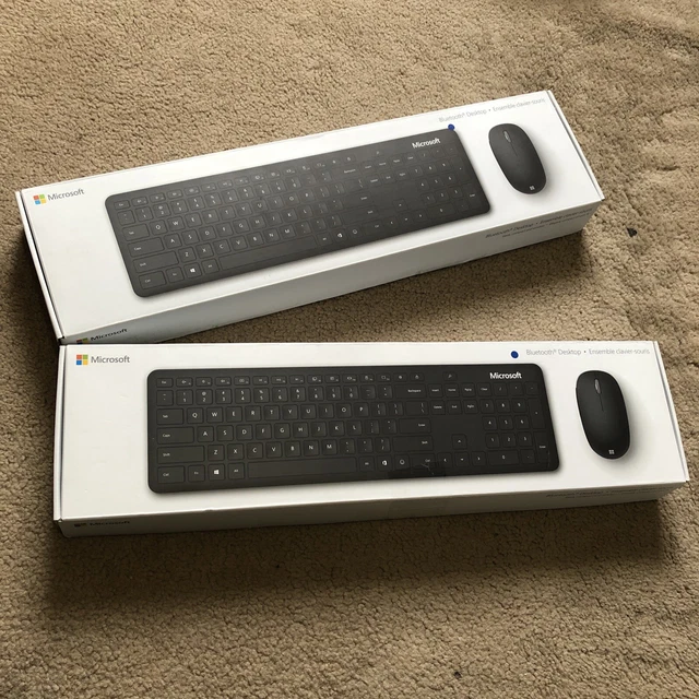 MICROSOFT BLUETOOTH DESKTOP Keyboard & Mouse QHG00001 Clavier Souris