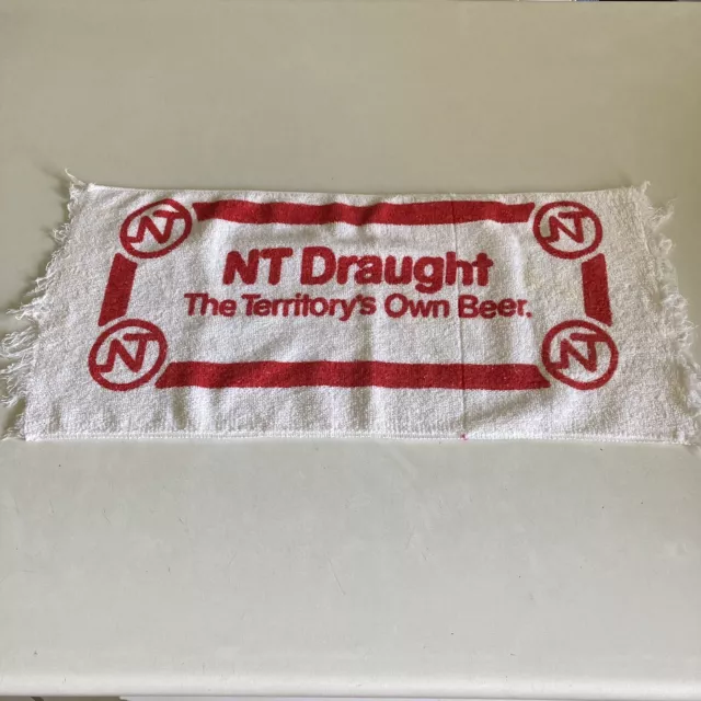 Vintage Northern Territory Bar Towel - Length 57cm - Aussie Beer Rare NT
