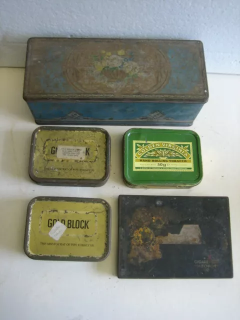 Players Navy Cut cigarettes medium tin tins Vintage Retro tobacco smoke biscuit