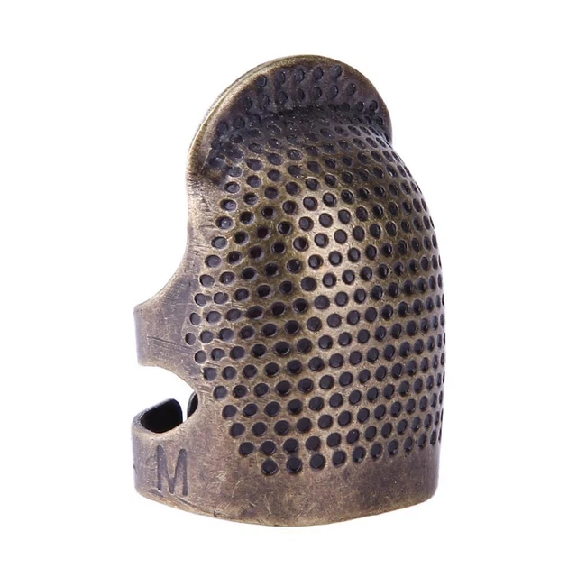 Retro Finger Protector Dedo Anillo Manual Aguja Costura Accesorios